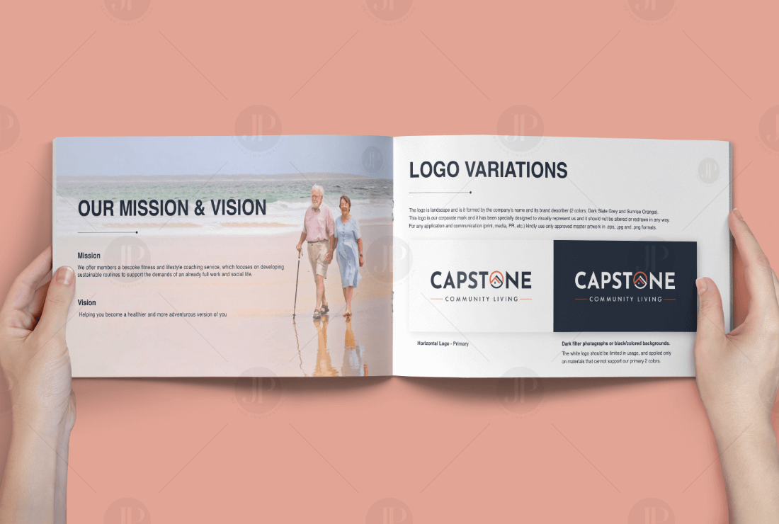 Logo Design Brand Guide Book Design Template