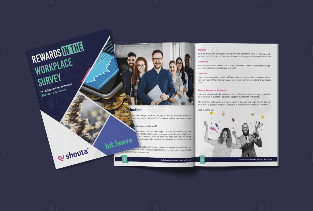 White and Blue Theme Best Business Brochure Design Template