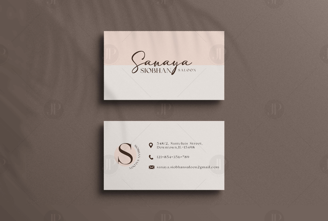 Elegent Business Card Design Mockup