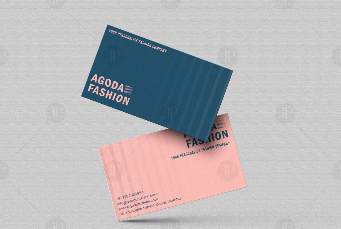 Fashion Design Business Card Mockup