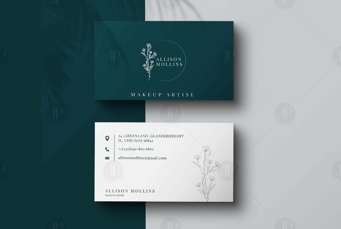 Creative Business Card Design Template Mockup