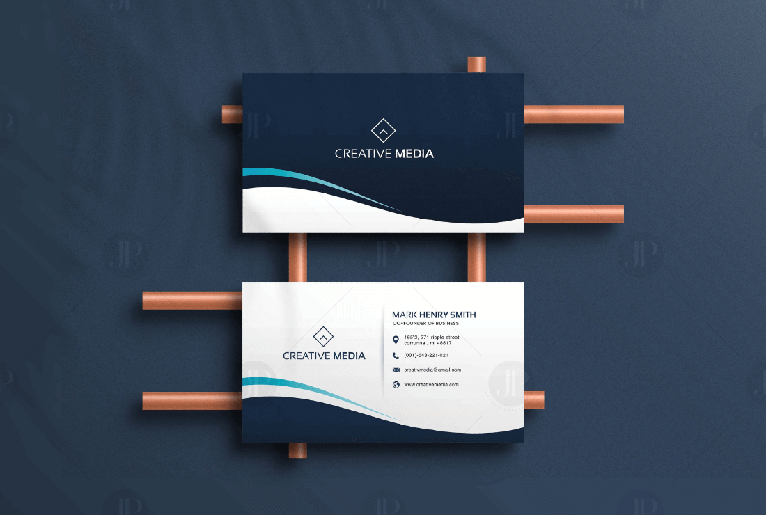 Creative & Modern Business Card Design Mockup