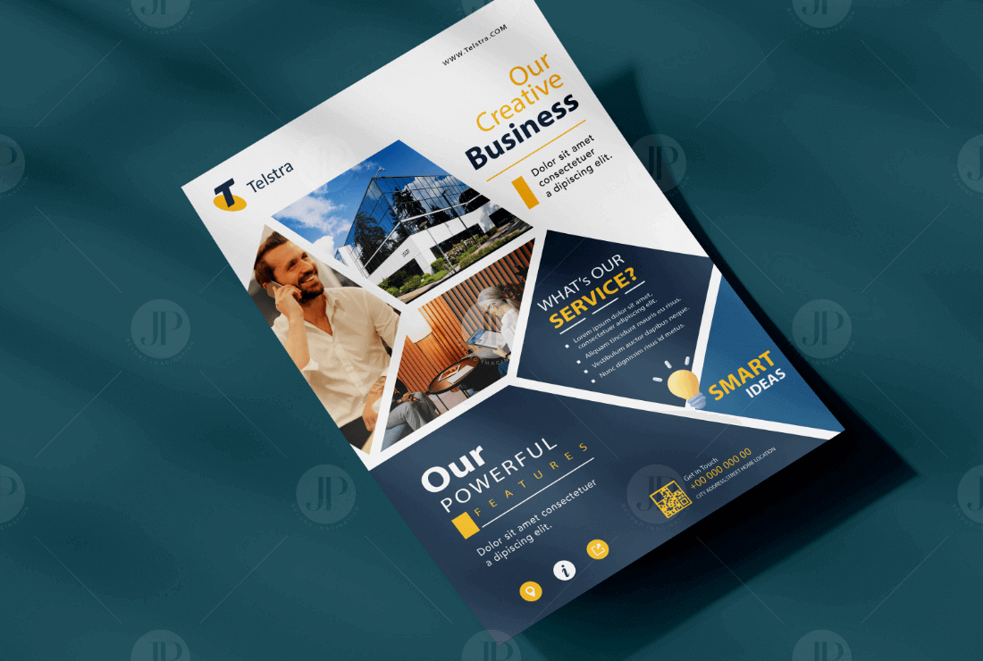 Unique and Creative Business Flyer Design Template