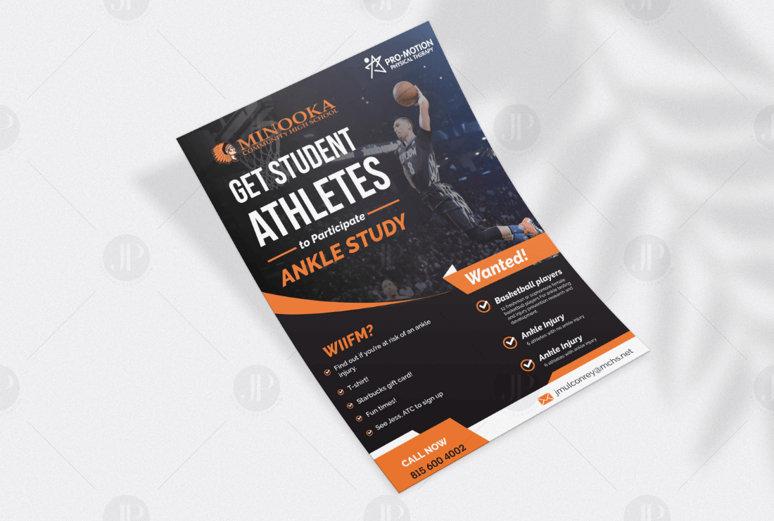 Professional Athletes Flyer and Poster Design Mockups