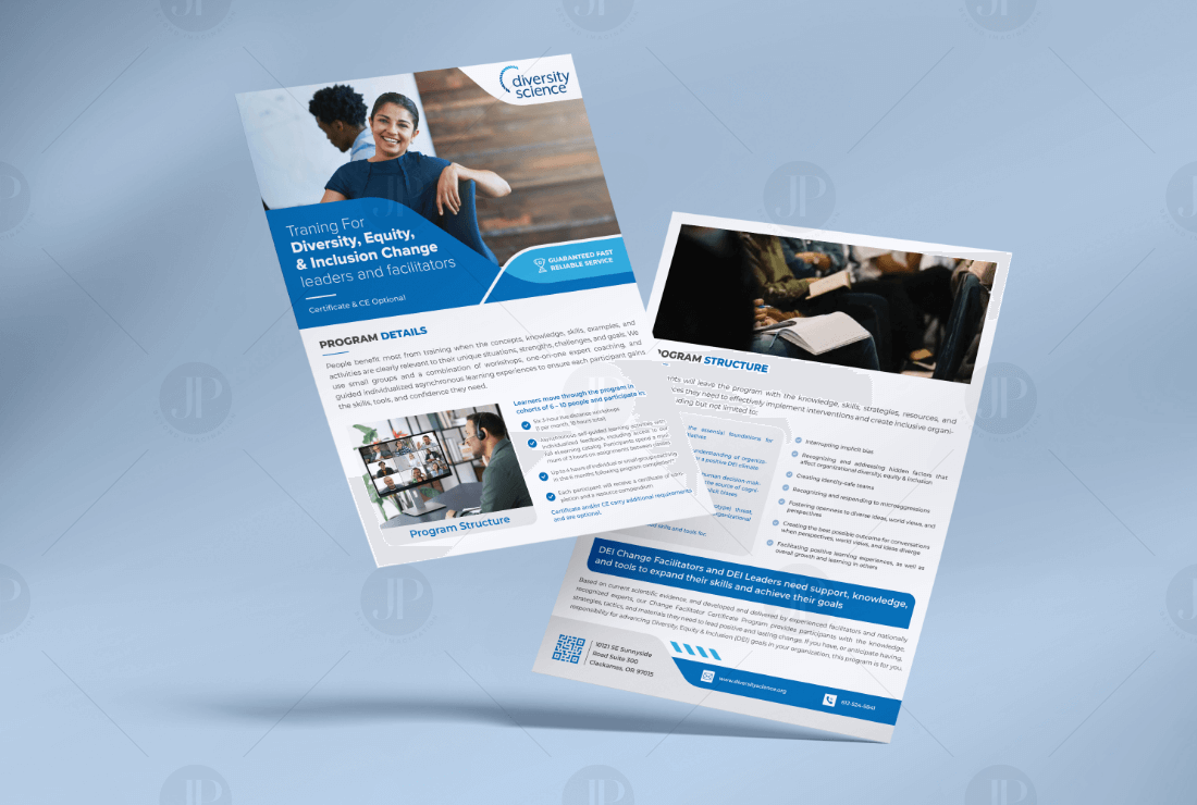 Business Consultant Sample Flyer and Poster Design Template