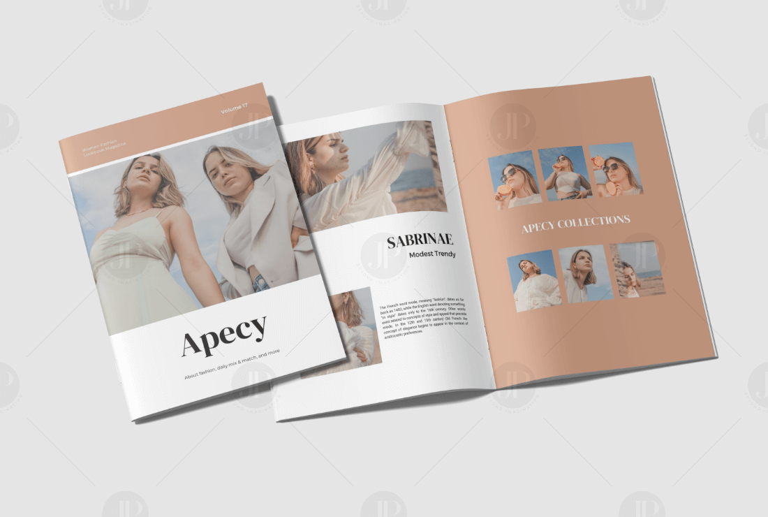 Women's Stylish Fashion Design Lookbook Template