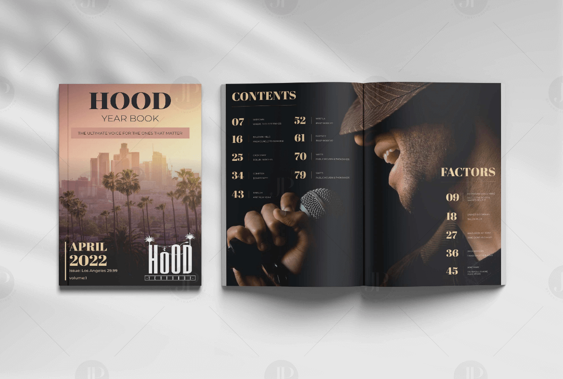 Creative Music Event Magazine Book Layout