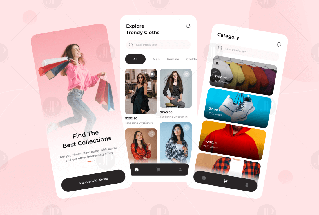 Best Fashion and Apparel Mobile UI & UX App Design