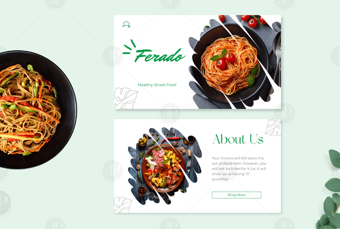 Food and Restaurant Presentation Design Template | Designerjuli